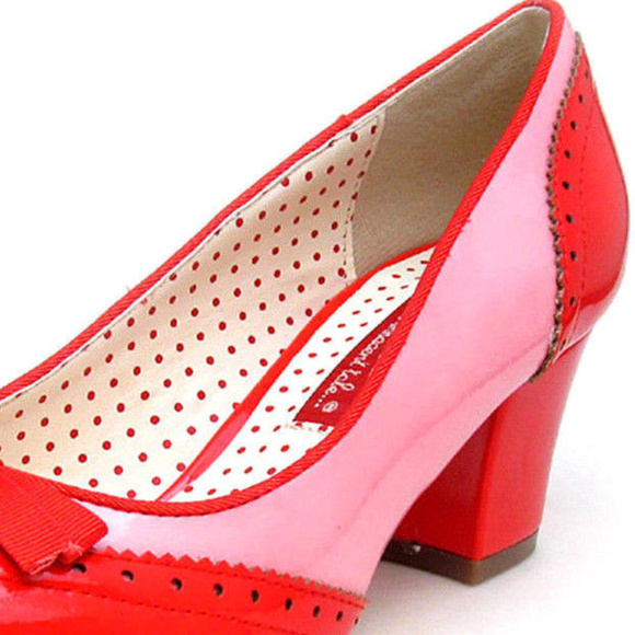 BAIT Riley PATENT SHoES OXFoRD PuMP BoW DRESS WORK - Picture 5 of 5